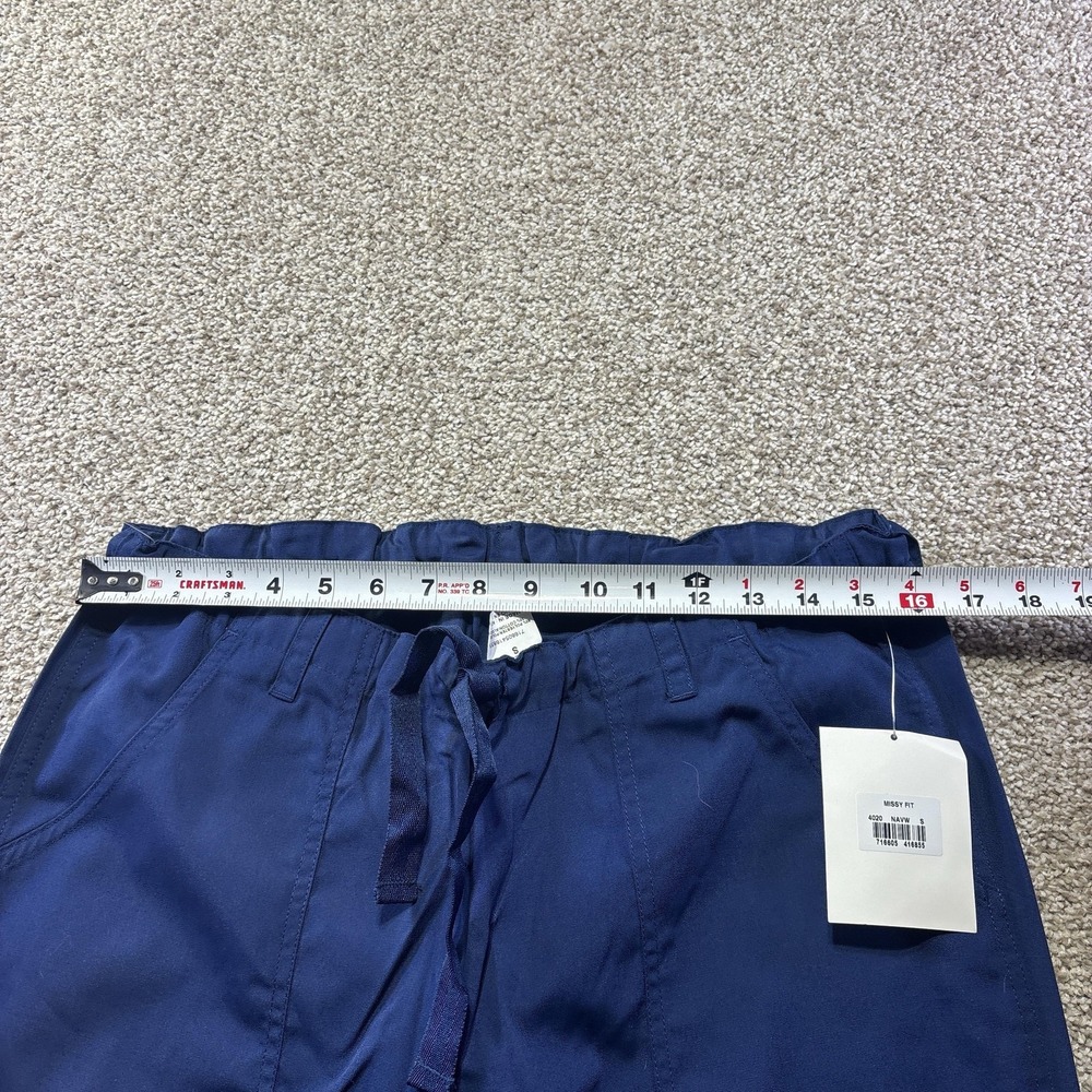 NWT LOT OF 5 Five Cherokee Workwear Scrub Pants Womens Small Elastic Drawstring - Picture 7 of 8